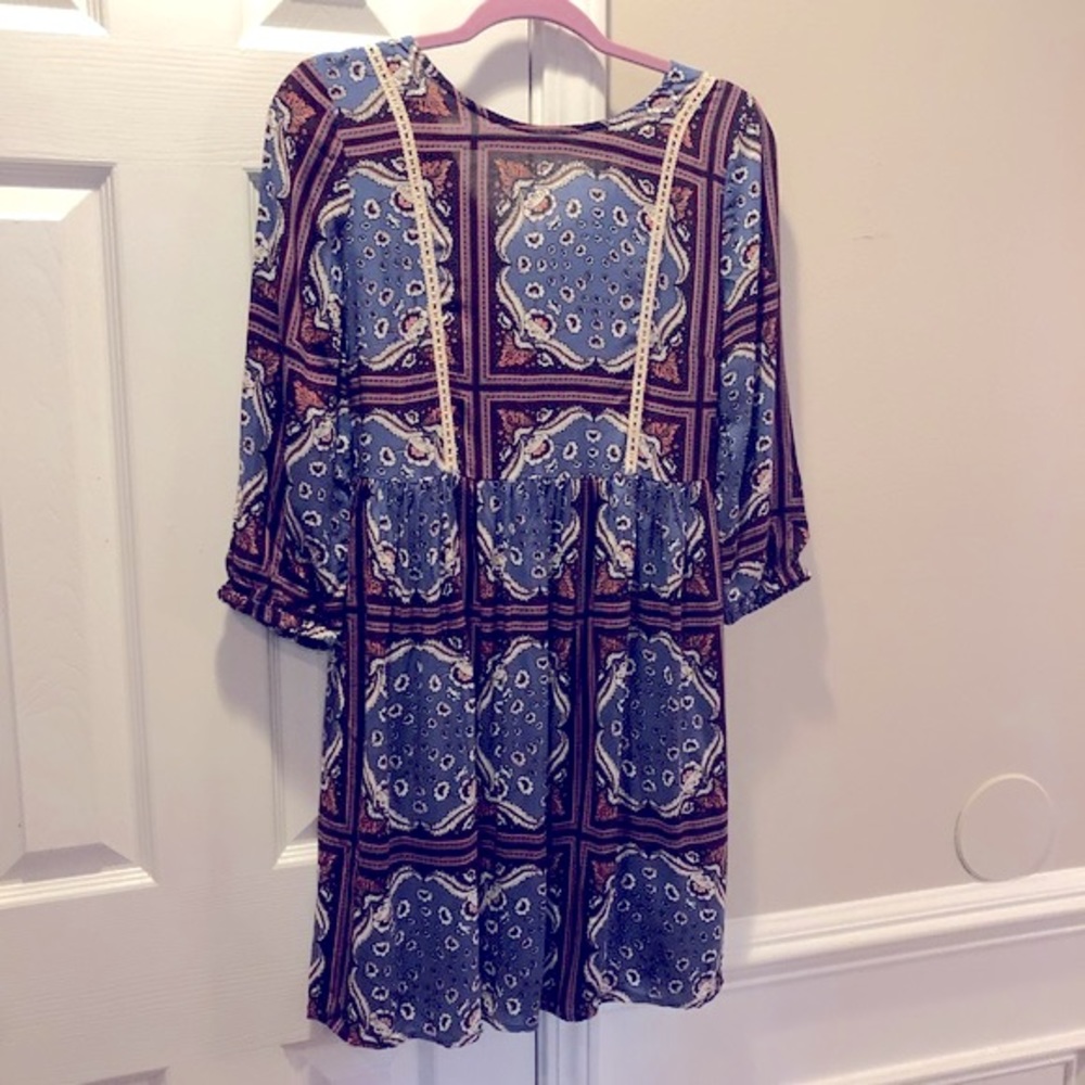 Wild Blue Sadie Robertson Boho Dress Medium